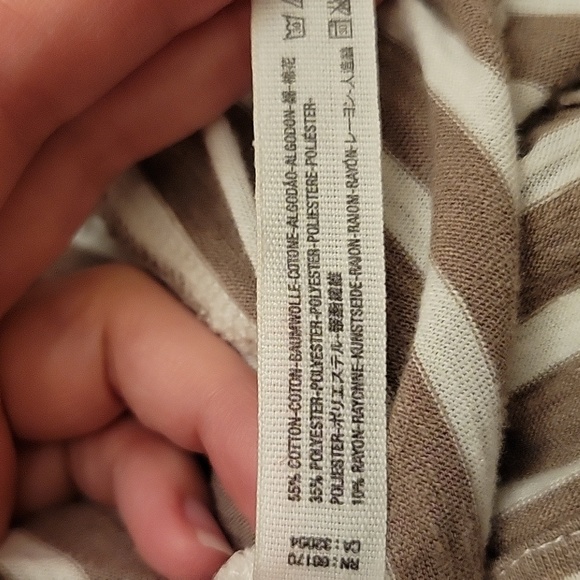 Free People Beach | Crossroads Striped Tunic Dress Cotton Blend - size XS - Picture 10 of 10